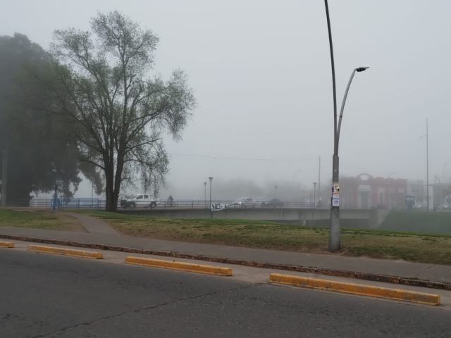 La maana se present con una visibilidad muy baja